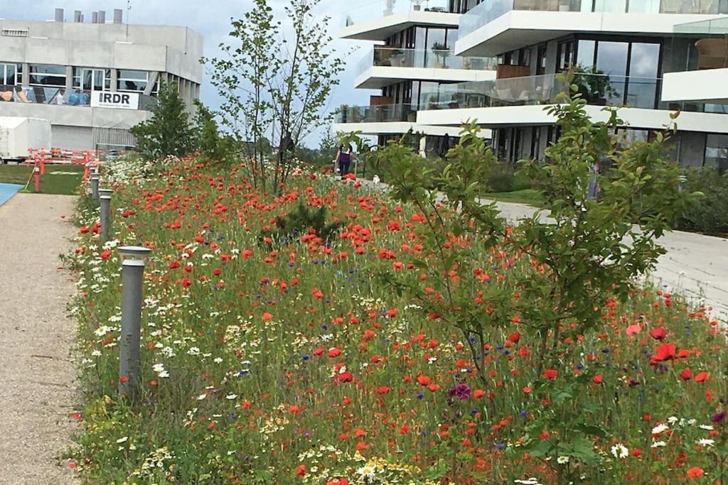 Bo Med Stil Og Udsigt Til Aarhus Lystbadehavn Apartman Kültér fotó