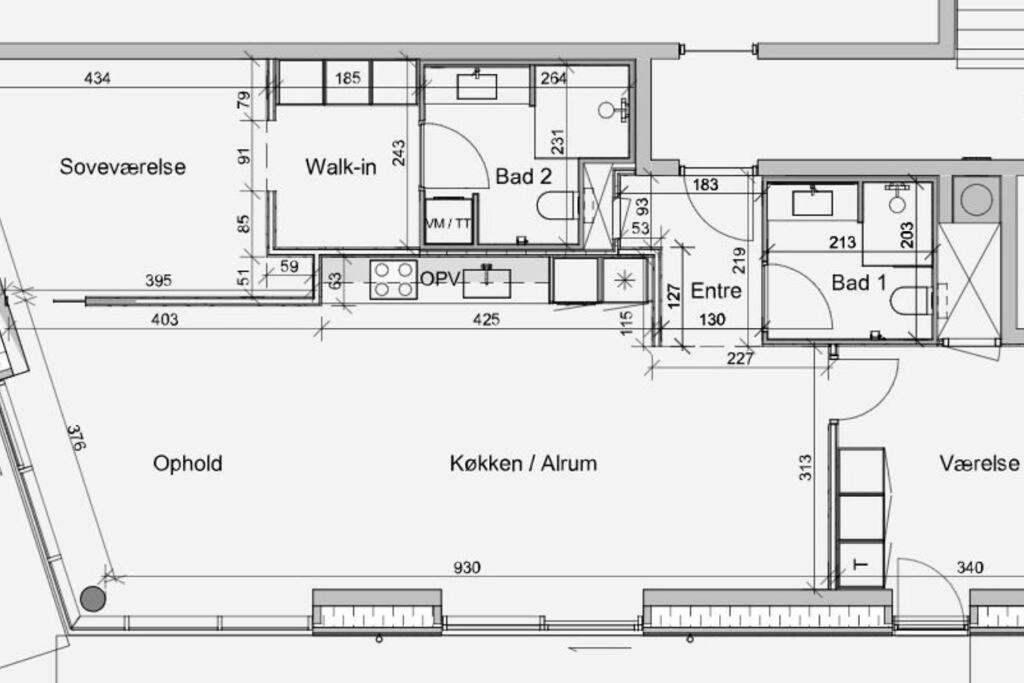 Bo Med Stil Og Udsigt Til Aarhus Lystbadehavn Apartman Kültér fotó